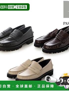 日本直邮PASCUCCI 乐福鞋 女鞋 皮革 9004-ADAM 意大利制造 平底