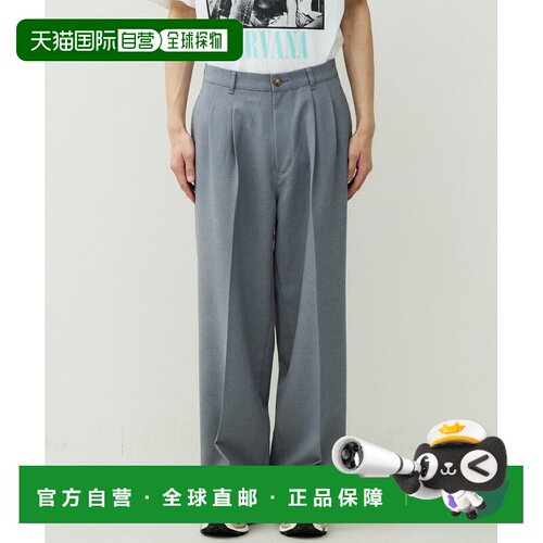 1h可退 日本直邮Johnbull 男士 宽松双褶西裤 JM261P08直筒裤