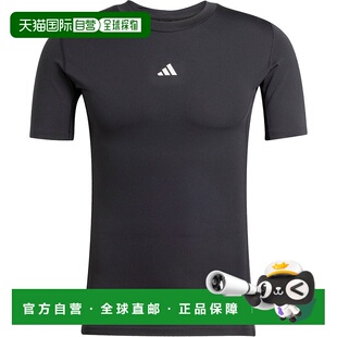 日本直邮 adidas 男子足球Techfit半袖T恤AEROREADY速干上衣