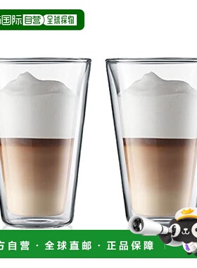 【日本直邮】BODUM 双层玻璃杯400ml2入组/CANTEEN系列