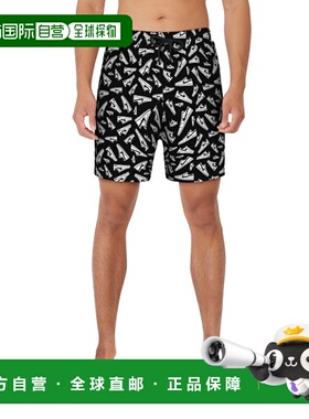 日本直邮Nike AF1印花男士沙滩短裤 7英寸 [NESSF516-N001]