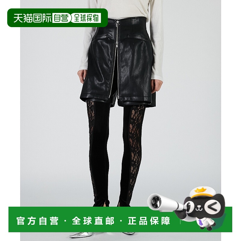 1h可退 日本直邮PRANK PROJECT 女士前拉链短裤 立体剪裁显瘦设计