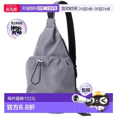 【日本直邮】[Legat Largo] 斜挎包 抽绳包 LI-E1626 女士 GY新款