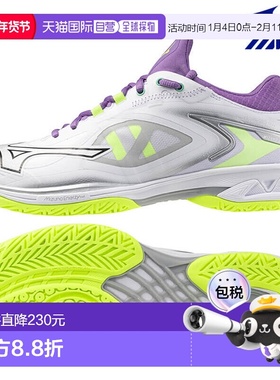 日本直邮Mizuno Wave Claw NEO 3 FIT 71GA247212 男女通用羽毛球