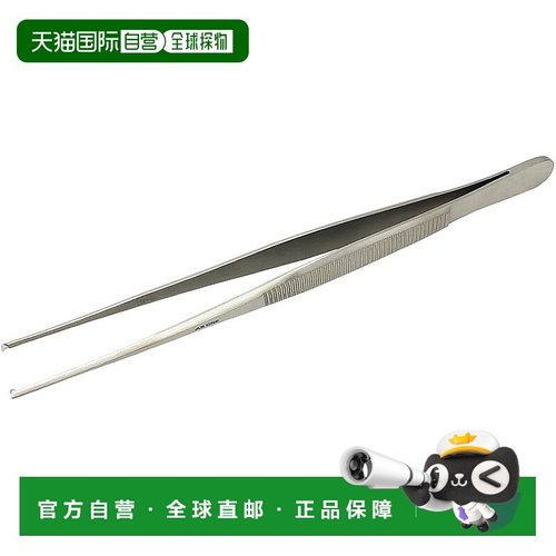 【日本直邮】亚速旺 5号锥形镊子 带钩 180毫米/2-531-15