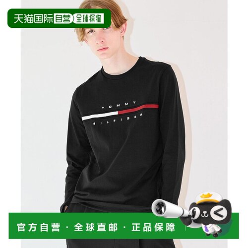 日本直邮TOMMY HILFIGER 汤米希尔费格标志长袖T恤 TINO TEE TO32