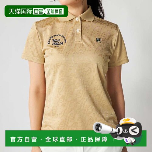 日本直邮FILA 高尔夫短袖衬衫 / 女士款（BE）斐乐