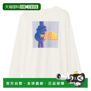 NORTH TeeT恤男款 Knot Eight 户外长袖 男士 FACE THE 日本直邮