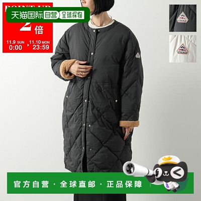 日本直邮PYRENEX BLOSSOM HWY010 女士羽绒服无领Boa系带长款Logo