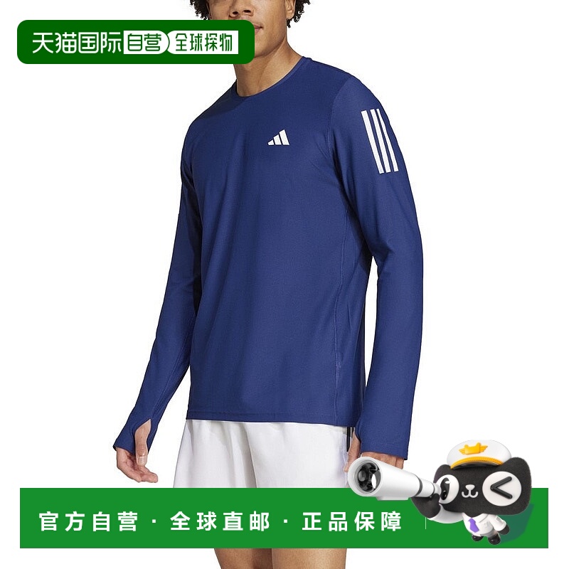 日本直邮adidas-adidas（男士）拥有跑步长袖T恤IKM72-IM5412 跑