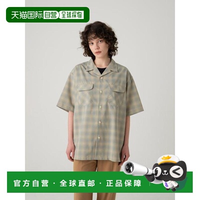 日本直邮PENDLETON 开领 S/S SAGE/ECRU 配色 衬衫