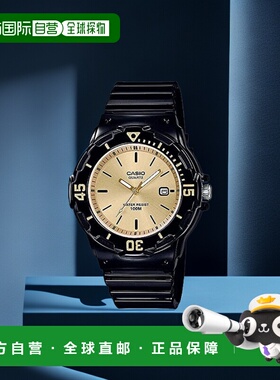 【日本直邮】CASIO卡西欧 手表 LRW-200H-9EV 亮黑色×金色 时尚
