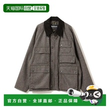1h可退 日本直邮Barbour 男装 Heritage+ EDITOR 全毛 短款夹克