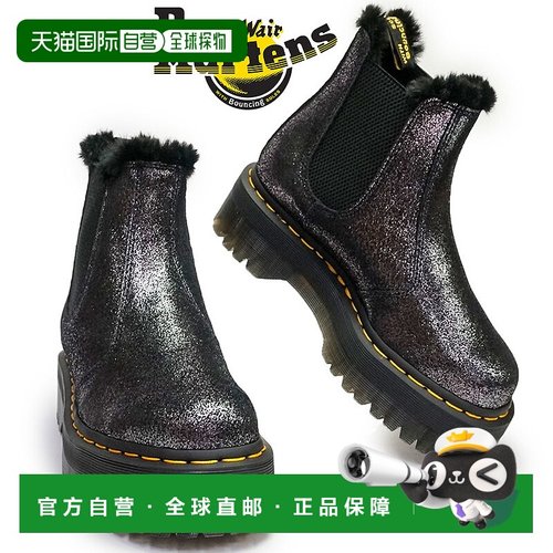 日本直邮Dr.Martens 女士厚底 2976 QUAD FL 切尔西边戈尔 Dr.MAR