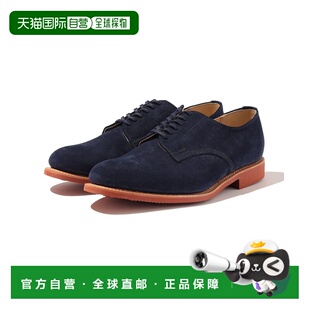 1h可退 日本直邮SANDERS 男士Navy Suede Officer皮鞋 115-13-103