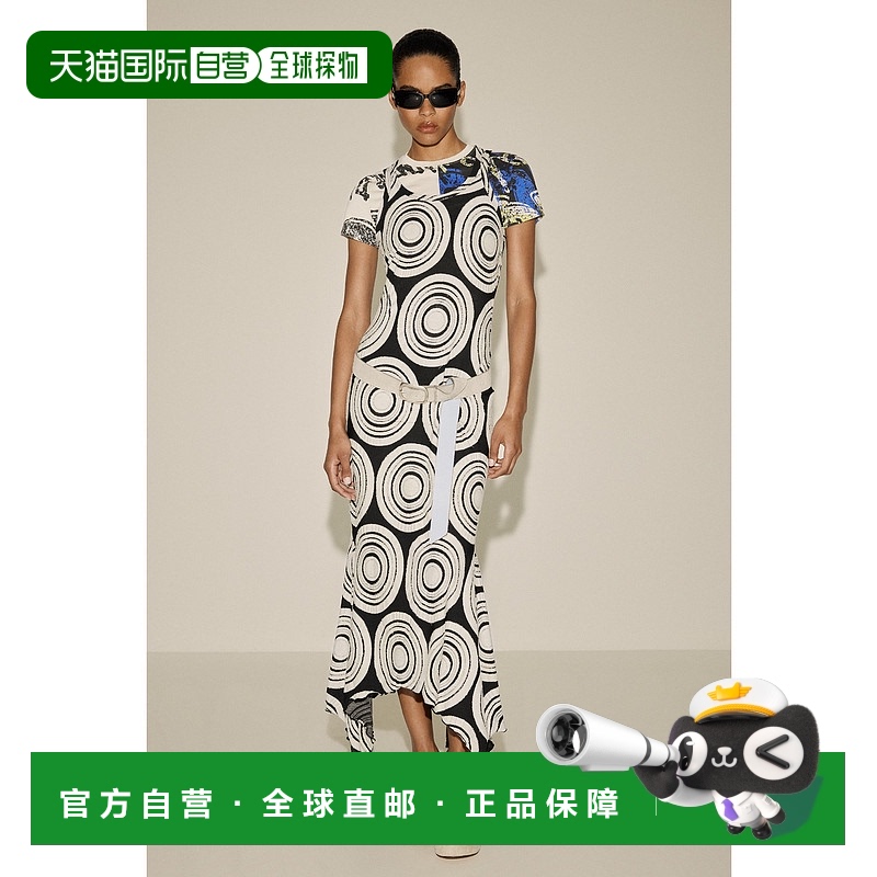 1h可退 日本直邮Desigual 德诗高 女装几何印花不对称下摆 racerb