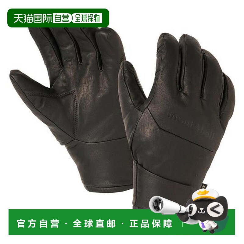 1h可退 日本直邮montbell 冬季皮手套羊毛保暖防水山羊皮1118847