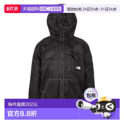 日本直邮THE NORTH FACE 自由奔跑防风派克外套 NP72590 K（男女