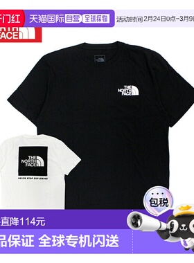 日本直邮The North Face 男士短袖短袖T恤LogoMS/S BOX NSE TEE B