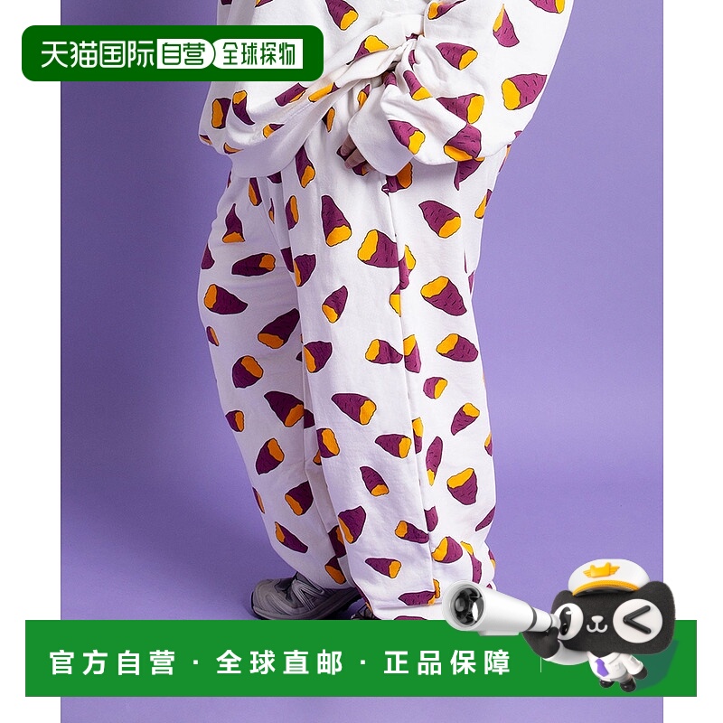 1h可退 日本直邮PUNYUS男女同款全棉印花连帽卫裤 PN16AW077415