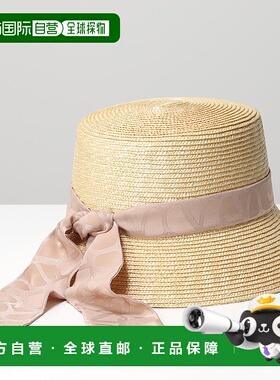 日本直邮VALENTINO 草帽 4W2HGA26 VZA 女士 V 标志丝带草帽 ZYY