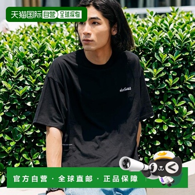 日本直邮WILD THINGS 男装 联名款大廓形侧袋圆领T恤 12273196000