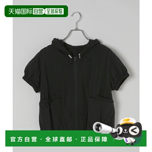 1h可退 日本直邮Heather女士绘画格纹连帽夹克 499176新款外套