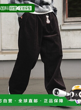 1h可退 日本直邮Bleme男装 双褶重磅灯芯绒宽松Gurkha裤 blm25062