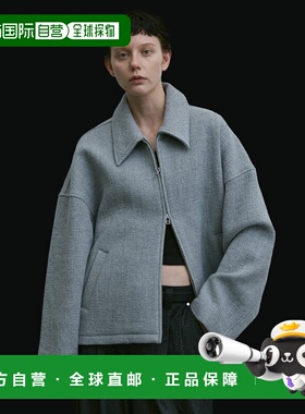 1h可退 日本直邮remer男女同款宽松版型无领夹克双拉链设计 RR000