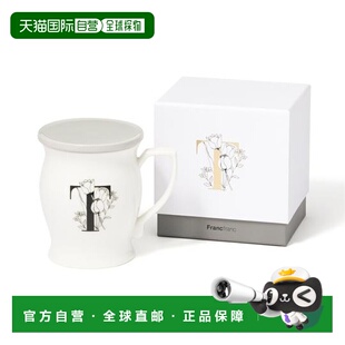 1h可退 日本直邮Francfranc 初始花朵磁杯 T陶瓷马克杯杯子