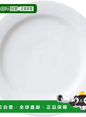 【日本直邮】则武 盘子 29.5cm北极白单品白色精美瓷器（白色）91