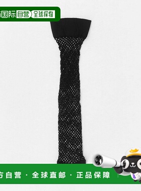 1h可退 日本直邮BLEU FORET 女装 网眼设计 过膝袜 设计感时尚长