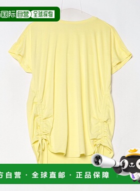 1h可退 日本直邮TIGORA 女士抗菌防臭侧边褶皱运动T恤 TRLFｻｲﾄﾞｼｬ