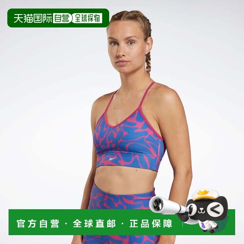日本直邮Reebok 运动款三片式后背文胸 半亮粉色内衣