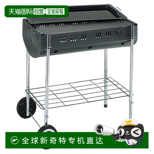 带脚轮 M6440 橡木烧烤炉 日本直邮CAPTAINSTAG
