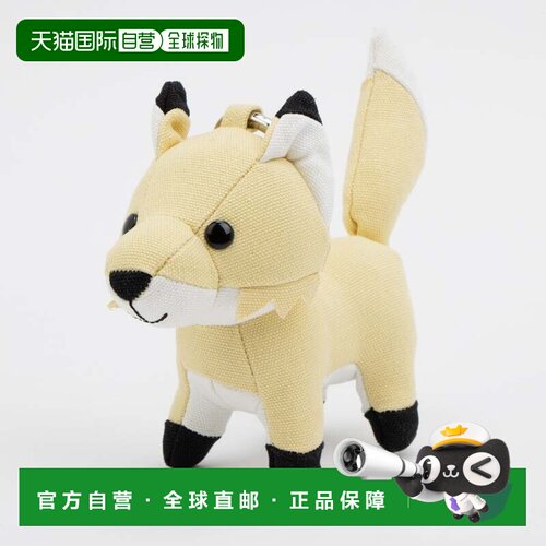 日本直邮MAISON KITSUNE 狐狸 草编包挂饰礼物