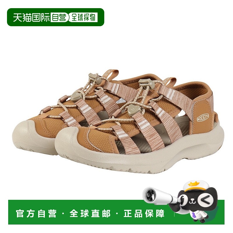 日本直邮KEEN 女士Scenic H2休闲户外水陆两用轻便速干浅米色凉鞋