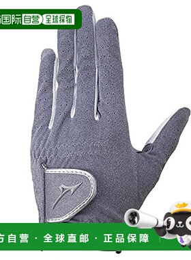【日本直邮】Mizuno美津浓 男士高尔夫手套左深蓝23cm 5MJML15114
