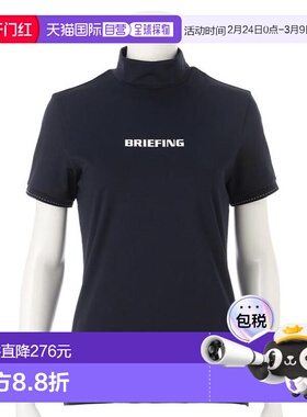 日本直邮BRIEFING 高尔夫半袖圆领T恤 BBG223W03076 女士款