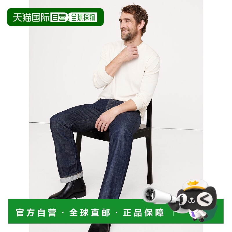 1h可退 日本直邮BANANA REPUBLIC 男装 全棉圆领T恤 上质感宽松版