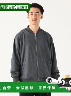 1h可退 日本直邮B:MING by BEAMS 男士仿麂皮拉链飞行员夹克 宽松