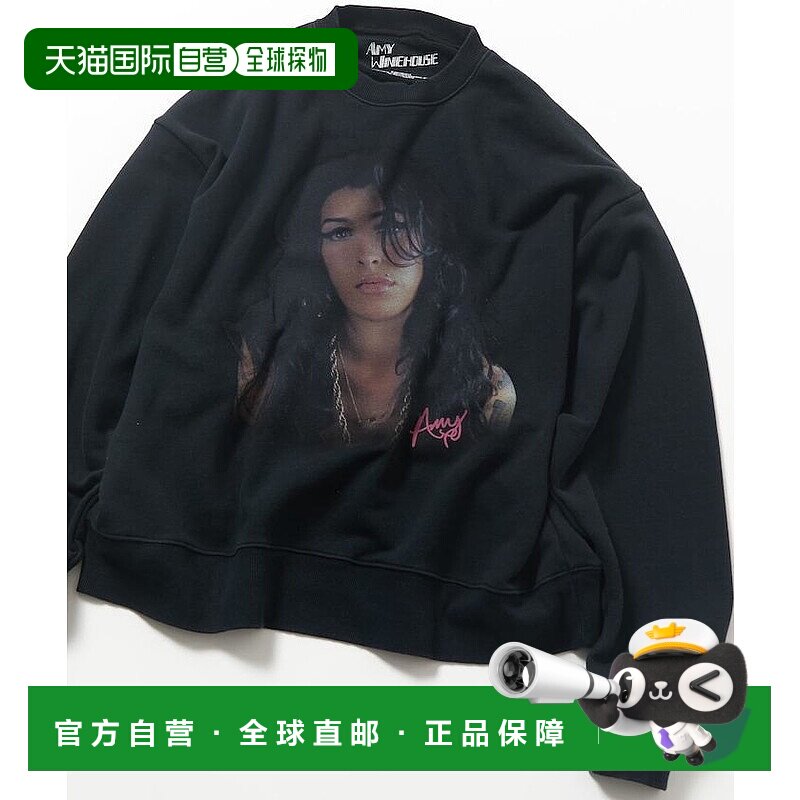 1h可退 日本直邮FREAK'S STORE 男装 黑色棉质 Amy Winehouse 复 - 实物图