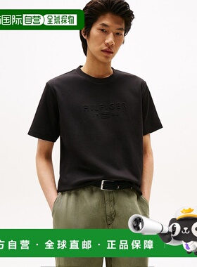 日本直邮TOMMY HILFIGER 皮克交织压花T恤 [TO3203EM012700]