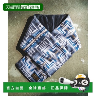 1h可退 日本直邮PENDLETON 男女同款 防寒中棉 毛呢格纹围巾 PDT0