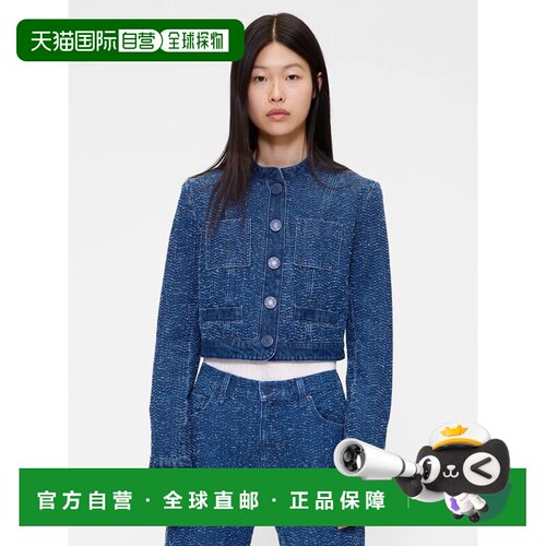 日本直邮Gap GapStudio 牛仔粗花呢短款夹克