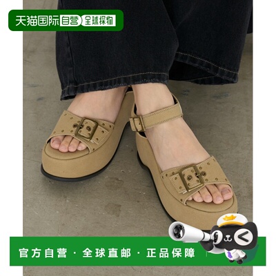 日本直邮Ray Cassin 女士 厚底绑带凉鞋 RCN1061713A0001