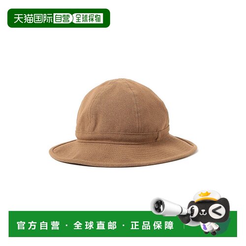日本直邮BEAMS BEMAS PLUS 绒面革皮革粉牛仔军事风帽子