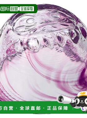 【日本直邮】ADERIA 江户玻璃达摩盃 墨流紫70ml 日本制 F-47151