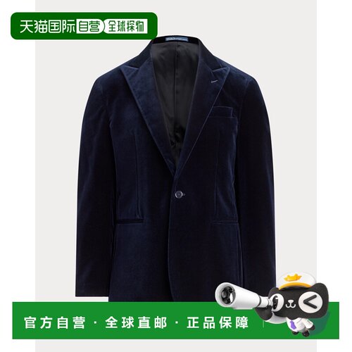 日本直邮RALPHLAUREN翻领单排扣长袖西装外套修身版男款 715B2668