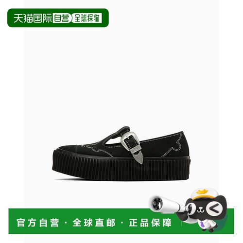 日本直邮Converse All Star Lift Ribtape T-Strap WT OX 时尚舒